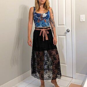 Thistlepearl Witchy Lace Skirt